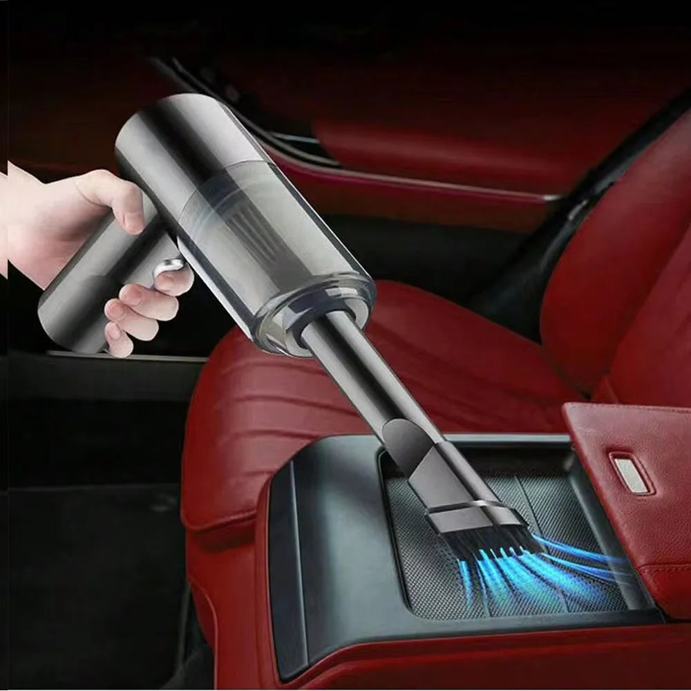 Aspirateur de voiture portatif, sans fil, 15000PA, double usage soufflage et aspiration, plusieurs embouts, pour voiture, maison, animaux domestiques, bureau